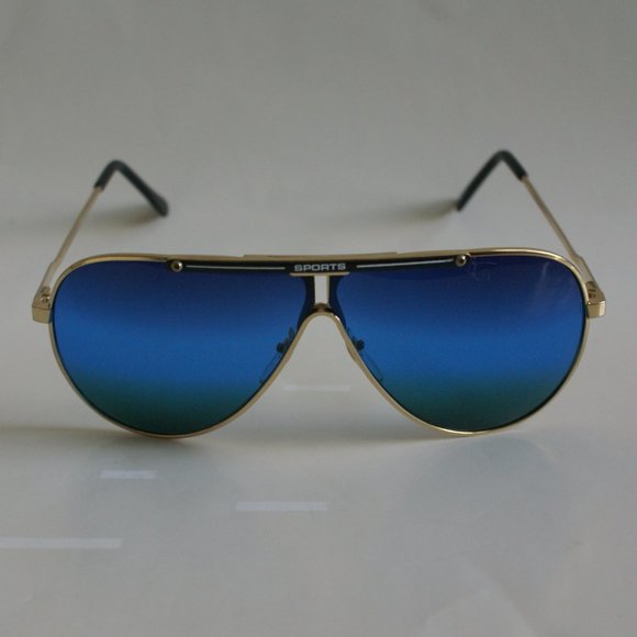 NWOT TruVintage Classic Sports Aviator w/ocean lens tint (multi-tint) Sunglasses - Picture 1 of 5